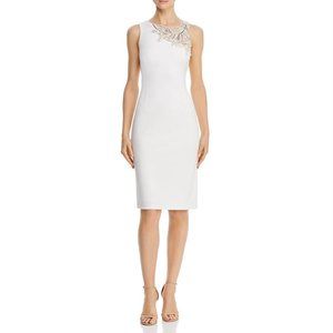 NWT Aidan Mattox Sleeveless Beaded Mini Dress Sz 2